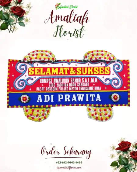 Papan Bunga Ucapan Selamat Murkim