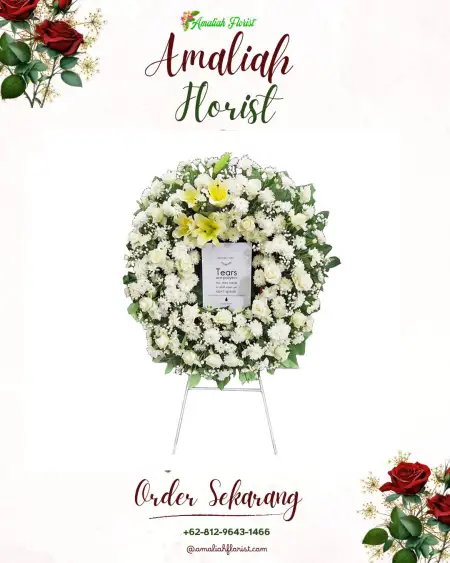 Krans Bunga Duka Murkim