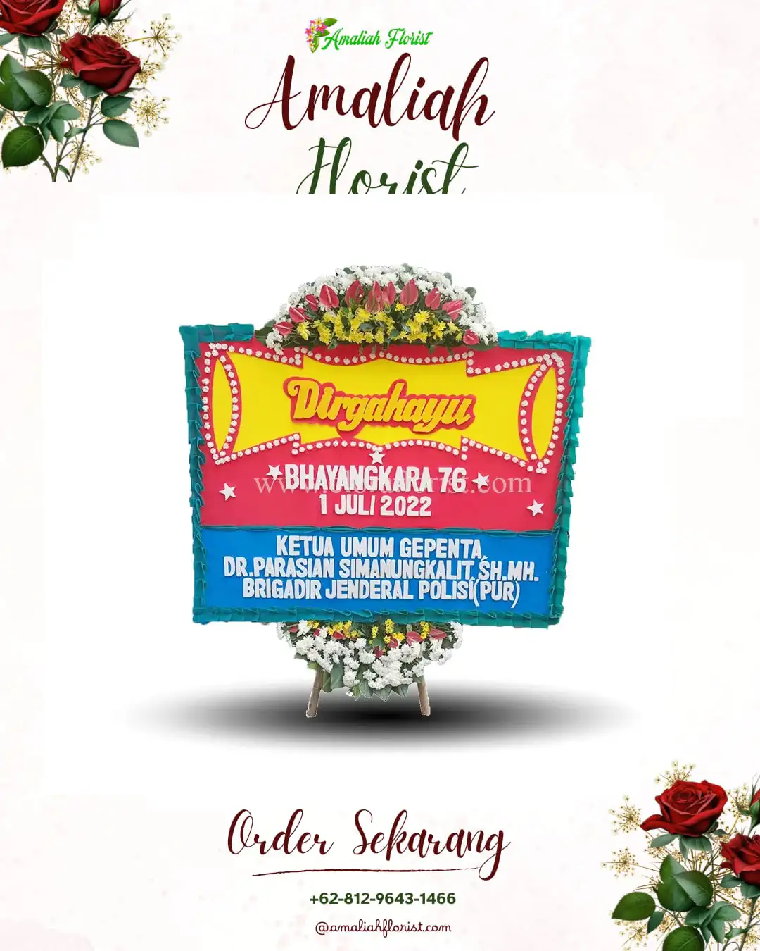 Papan Bunga HUT Ulang Tahun Murkim